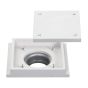 Square Framless Wall Vent-250mm Dia