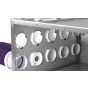 200mm - MVHR Heat Recovery Ventilation Air Manifold Box Semi Rigid Flexible 75mm Ducting - 15 Port